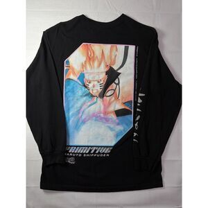 Primitive x Naruto Shippuden Kurama Link Mode Long Sleeve Shirt Black Men M